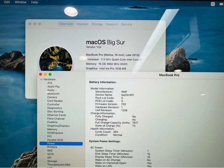 💻 MacBook Pro Retina 15 2013 Core i7 Ram 16GB SSD 512GBพร้อมใช้งาน รูปที่ 11