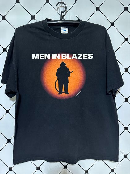 💥เสื้อ MEN IN BLAZES  second hand t-shirts  1997
