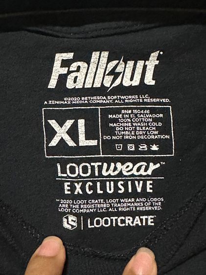 💥เสื้อ Fallout  second hand t-shirts   รูปที่ 3