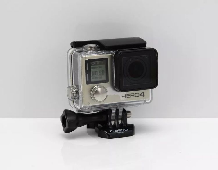 GOPRO HERO 4 SILVER EDITION CAMCORDER 1080P HD DIGITAL ACTION CAMERA SDHC CARDมือ2 รูปที่ 1
