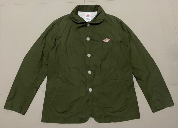 เสื้ิอแจ็กเก็ตแขนยาว Danton สีเขียวทหาร รูปที่ 1