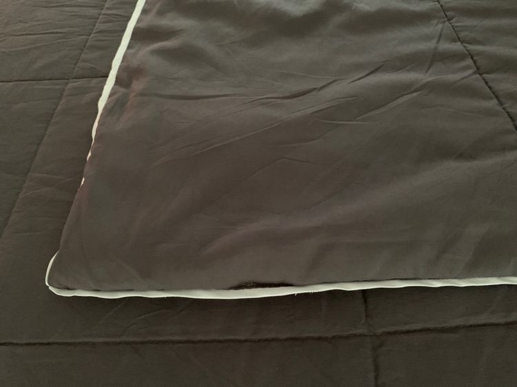 ผ้าห่มนวม ขนาด 5ฟุต สีเทาเข้มขลิบขอบขาว มือสองขายตามสภาพ สินค้าญี่ปุ่น-เกาหลีแท้ รูปที่ 6