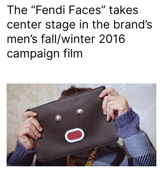 กระเป๋าถือ Fendi Face Clutch แท้ รูปที่ 8