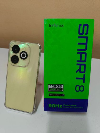 infinix smart 8 สีทอง  รูปที่ 2