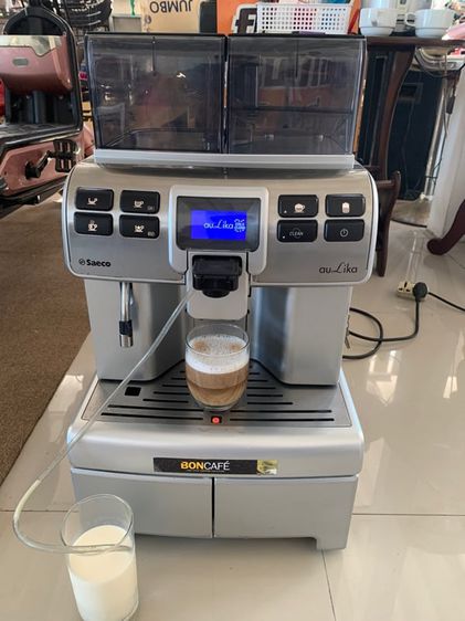 อุปกรณ์ร้านกาแฟ เครื่องชงกาแฟอัตโนมัติมีบดในตัว