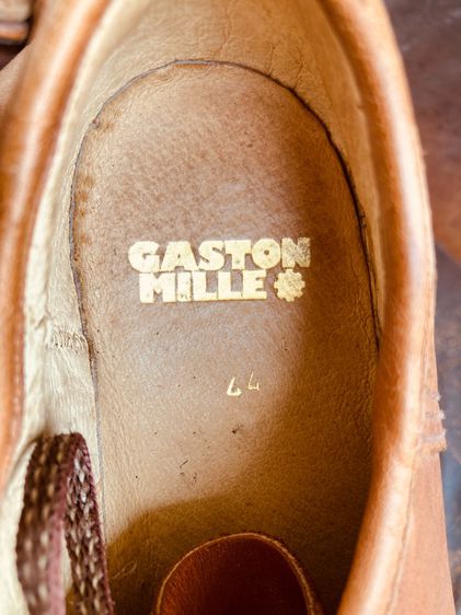 Gaston Mille รองเท้าหนังแท้ผูกเชือก รูปที่ 8