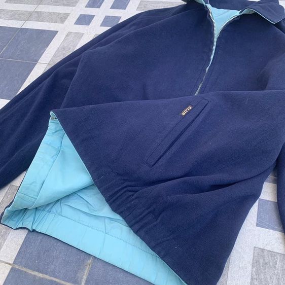 สื้อแจ็คแก็ค Adidas original ใส่ได้ 2 ด้าน แท้ 💯 size วัดจริง ขนาดอก 22.5 ยาว 26 สภาพดีมาก ดีเทลดี ทรงสวย มีซัปใน เนื้อผ้าดีมาก  รูปที่ 4