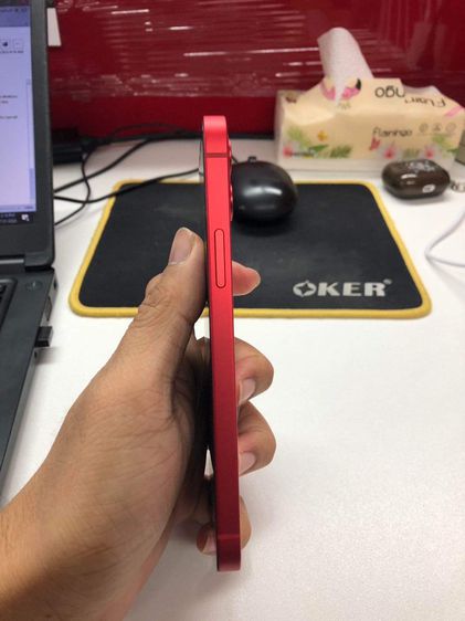 Iphone 12 สีแดง 64GB ประกันหมด กค 2567 แบต92 รูปที่ 4