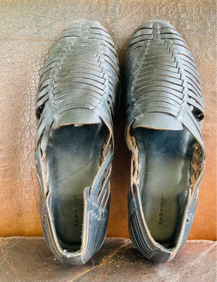 Zara Man loafer รองเท้าหนังแท้สาน  รูปที่ 1