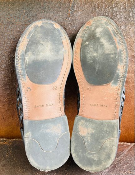 Zara Man loafer รองเท้าหนังแท้สาน  รูปที่ 6