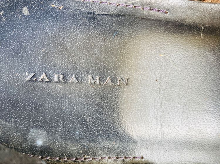 Zara Man loafer รองเท้าหนังแท้สาน  รูปที่ 8
