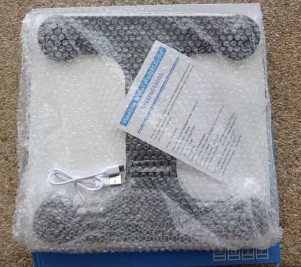 เครื่องชั่งน้ำหนักดิจิตอล usbชาร์จ แถมสายวัด รูปที่ 9