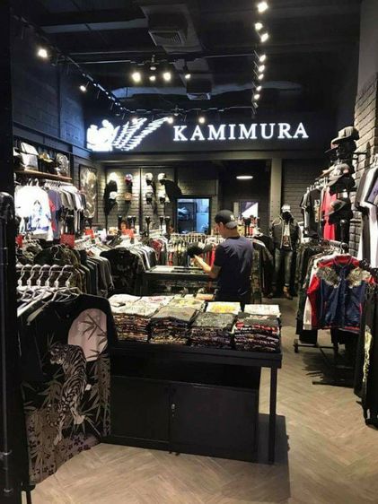 Kamimura เสื้อแบรนด์ ซื้อมาใส่เอง อก 20-21 นิ้ว
