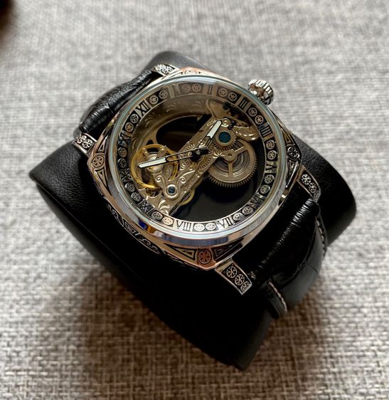 Automatic Skeleton Luxury Watch  รูปที่ 8