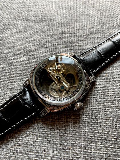 Automatic Skeleton Luxury Watch  รูปที่ 3