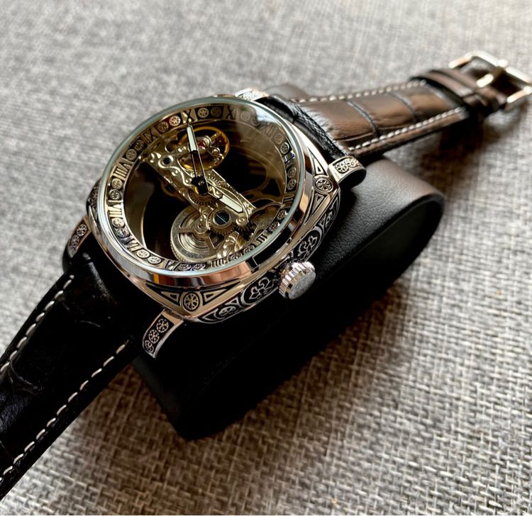 Automatic Skeleton Luxury Watch  รูปที่ 6