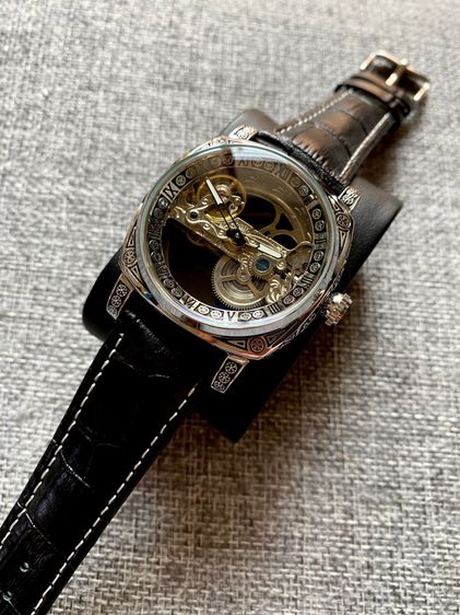 Automatic Skeleton Luxury Watch  รูปที่ 5