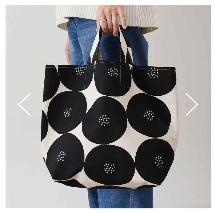 กระเป๋าผ้า Canvas Marimekko Tote Bag รูปที่ 2