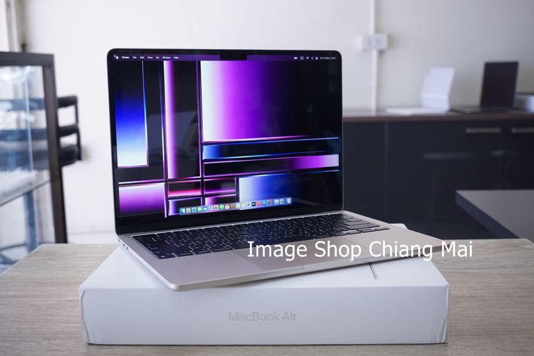 MacBook Air M2 ปี 2022 256GB Starlight ครบกล่อง AppleCare+ ถึง 29 ม.ค. 2569 รูปที่ 2
