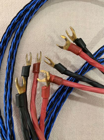 ขายสายลำโพงไฮเอนด์แบรนด์ดังชั้นเยี่ยม Kimber Kable 8TC Single Wire Spade ก้ามปู Speaker cable ความยาว 2.4 เมตร (M) ส่งฟรี รูปที่ 3