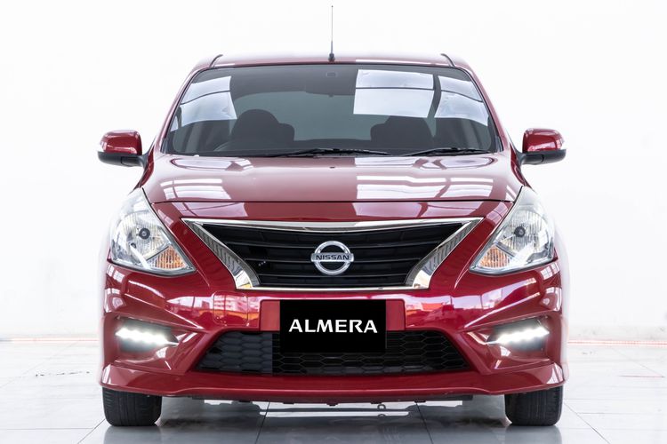 Nissan Almera 2019 1.2 E Sedan เบนซิน ไม่ติดแก๊ส เกียร์อัตโนมัติ แดง รูปที่ 3