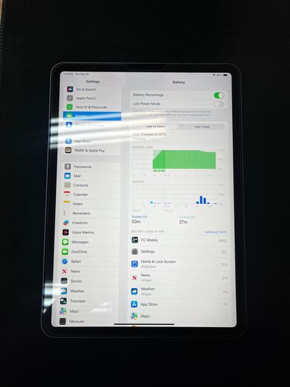 iPad Pro Wi-Fi 128GB Silver 11-inch 2021 รูปที่ 4