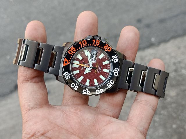 Seiko Mini Monster Burgundy SNZH49 Limited Edition  รูปที่ 15
