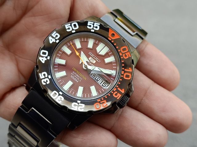 Seiko Mini Monster Burgundy SNZH49 Limited Edition  รูปที่ 7