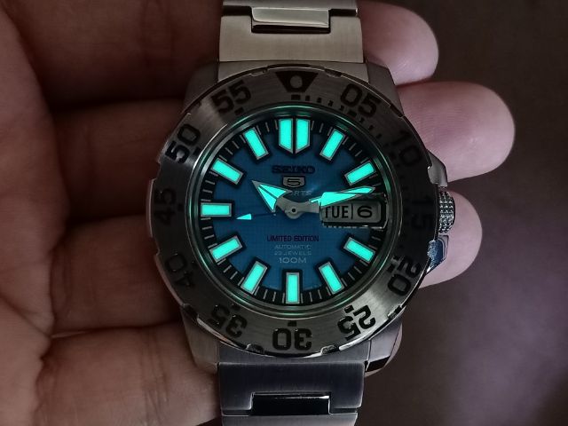 Seiko Mini Monster Blue Limited  รูปที่ 15