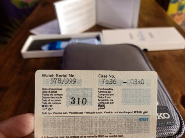 Seiko Mini Monster Blue Limited  รูปที่ 17