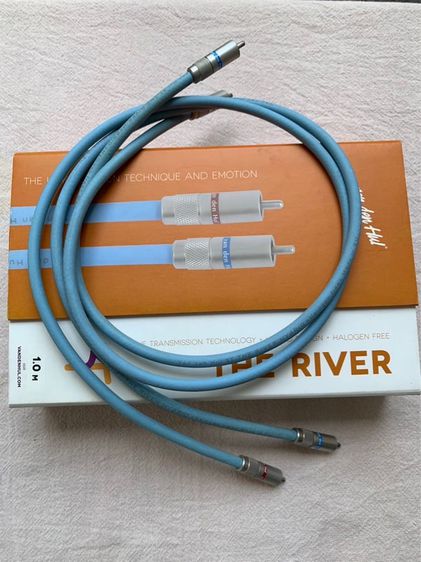 อื่นๆ เครื่องเสียงไฮไฟ ลำโพงแยกชิ้น และซับวูฟเฟอร์ ขายสายสัญญาณไฮเอนด์เสียงดี พิมพ์นิยม Van Den Hul the river RCA interconnect Germany 🇩🇪 ความยาว 1 เมตร ส่งฟรี