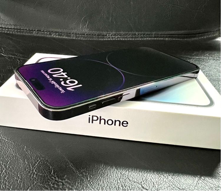 iphone 14 promax  สีม่วง purple 128 g เครื่องศูนย์ สวย ยังอยู่ในประกัน รูปที่ 3