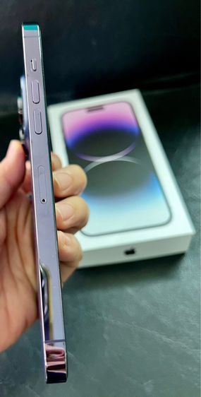 iphone 14 promax  สีม่วง purple 128 g เครื่องศูนย์ สวย ยังอยู่ในประกัน รูปที่ 7