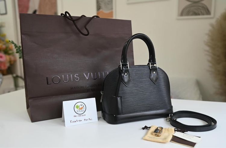 Louis Vuitton อื่นๆ ไม่ระบุ ดำ Louis Alma epi bb black