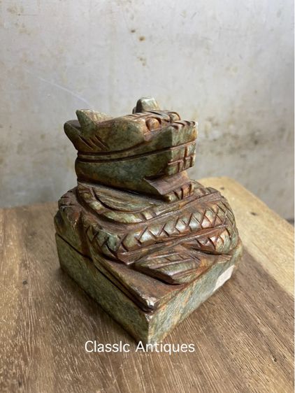 ตราประทับหิน แกะสลัก มังกรสะสม