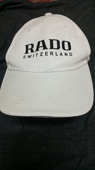 หมวก RADO SWITZERLAND มือ2สีขาวสภาพดีปานกลางสมบูรณ์พร้อมใช้งาน รูปที่ 8