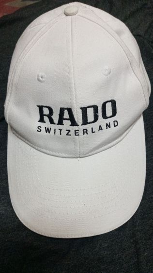 หมวก RADO SWITZERLAND มือ2สีขาวสภาพดีปานกลางสมบูรณ์พร้อมใช้งาน รูปที่ 10