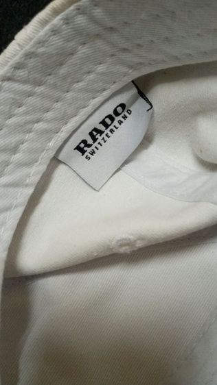 หมวก RADO SWITZERLAND มือ2สีขาวสภาพดีปานกลางสมบูรณ์พร้อมใช้งาน รูปที่ 6