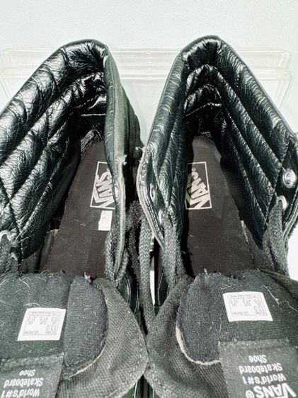รองเท้า Vans Sz.13us47eu31cm รุ่นSK8-Hi สีดำล้วน สภาพสวยมาก สีเข้มไม่เฟด ใส่เที่ยวทำงานได้ รูปที่ 11