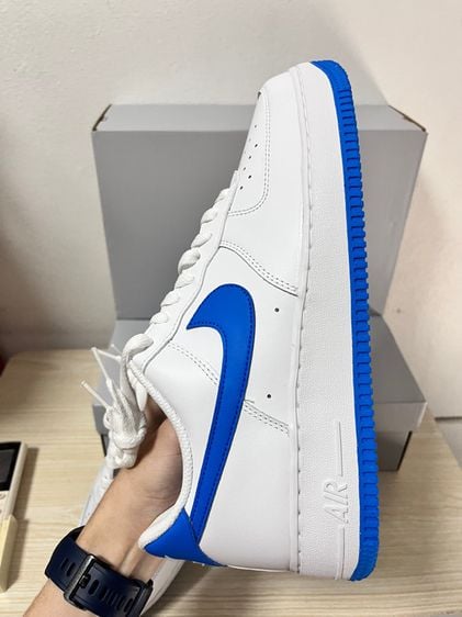 Nike air force1 white blue รูปที่ 7