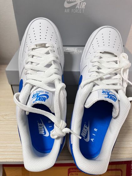 Nike air force1 white blue รูปที่ 4
