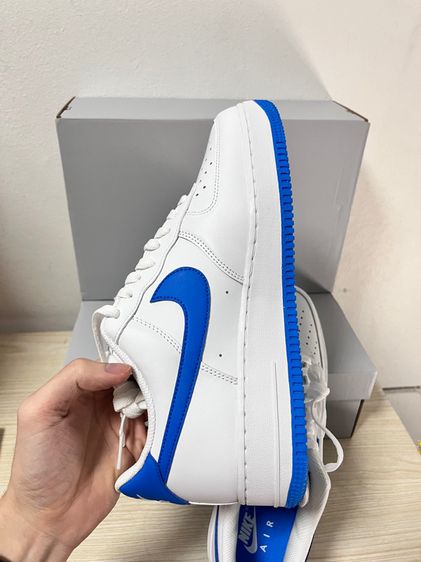 Nike air force1 white blue รูปที่ 5