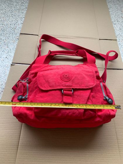 กระเป๋าถือสะพาย สีแดง สภาพดี รูปที่ 1