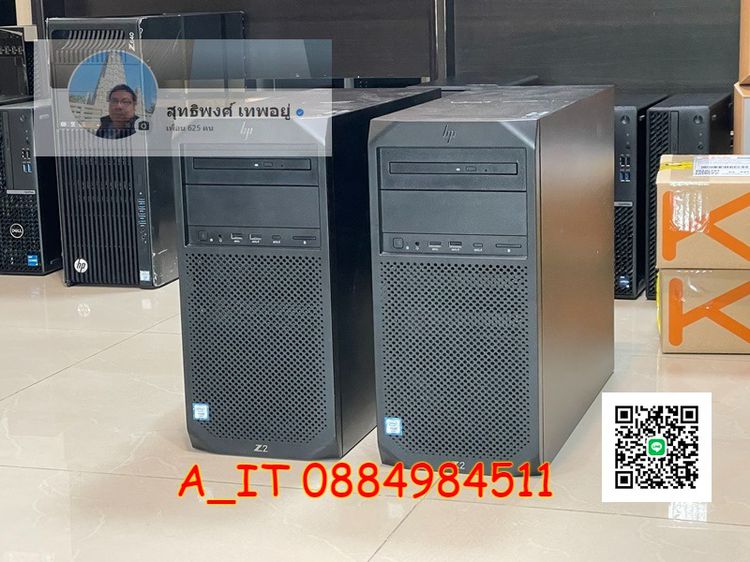 HP Z2 Tower G4 Workstation Xeon E-2124G RAM16GB SSD256GB+HDD1TB Quadro P1000(4GB DDR5) Win10 Pro มือสอง งานออกแบบ รูปที่ 2