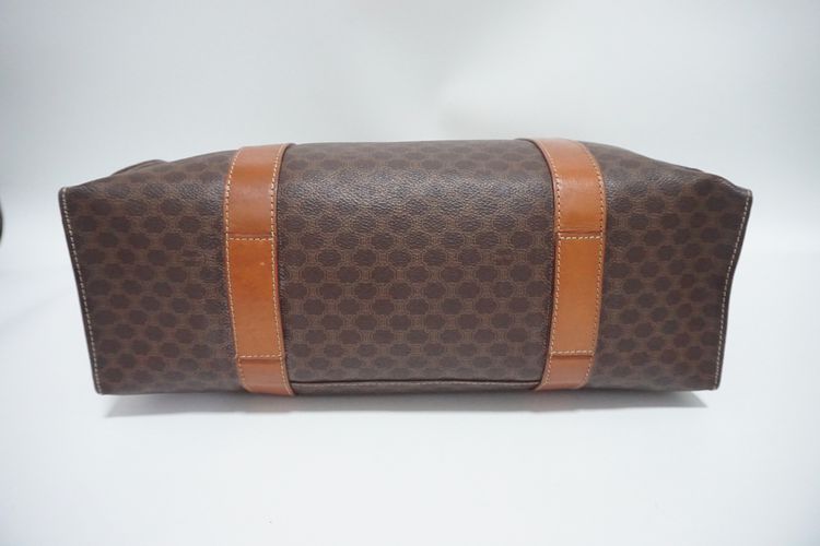 กระเป๋าซีลินสะพายขั้นไหล่   Vintage CELINE Macadam pattern shoulder bag  🎀 รับประกันงานแท้ รูปที่ 9