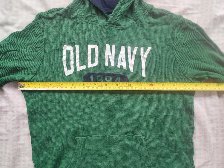เสื้อแขนยาวเด็กสีเขียวมีฮู๊ด Old Navy รูปที่ 4
