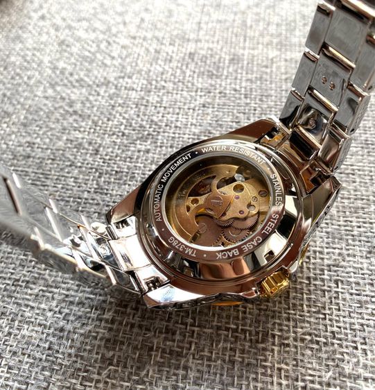 Automatic Vintage Watch นาฬิกาออโต้ หน้าปัดแกะสลักลายพิเศษ  รูปที่ 11