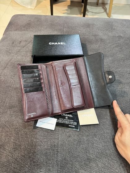 กระเป๋าสตางค์ Chanel wallet lamp 3พับ รูปที่ 3