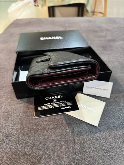 กระเป๋าสตางค์ Chanel wallet lamp 3พับ รูปที่ 4