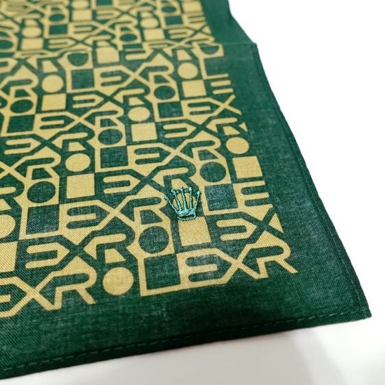 New ROLEX Handkerchief Jubilee Dial Green Scarf รูปที่ 3